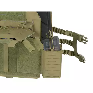 Wing Pouch MOLLE Converter (Small slots for new laser cut pouches) - Black [8FIELDS]