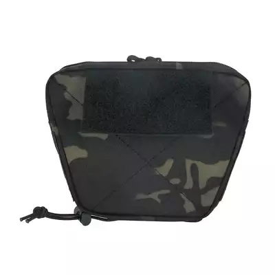 Dolna kieszeń użytkowa na akcesoria z linkami shockcord, Laser Cut - Multicamo Black [8FIELDS]