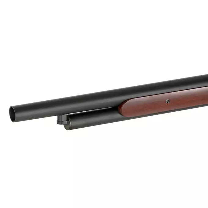 [Zestaw] Replika strzelby M1887 Lever Action - Real Wood [S&amp;T] + Zestaw 5 Naboi na 3 Kulek do Strzelby M1887 Green Gaz [S&amp;T]