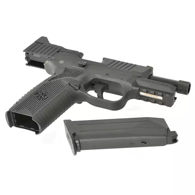 [Zestaw] Replika Pistoletu FN 509 GBB - Black [Cybergun] + Mikrokolimator pistoletowy - Black [PCS]