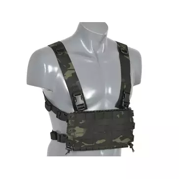 Chest Rig COMPACT - Buckle-up, MOLLE Laser Cut - Multicamo Black [8FIELDS]