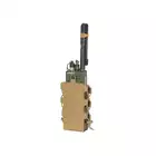 Laser Cut Adjustable Radio / Bottle Pouch with Shockcord - Tan [8FIELDS]