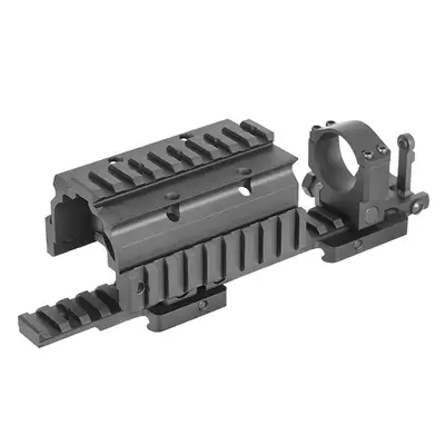 Replica Style NADS Mount 30mm Scope Ring Assembly (7.62 Version) - Black [CGS]