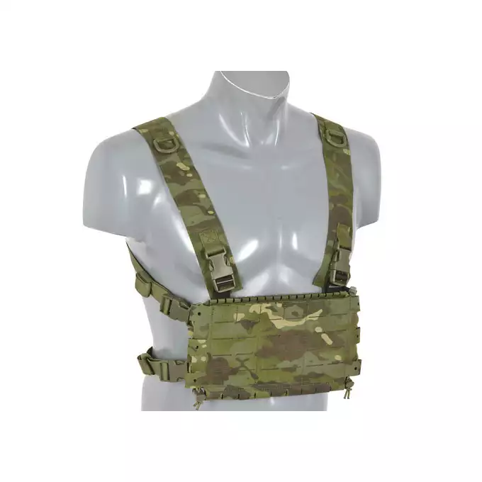 Chest Rig COMPACT - Buckle-up, MOLLE Laser Cut - Multicamo Tropic [8FIELDS]