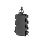 Laser Cut Radio / Bottle Pouch with Adjustable Shockcord - Black [8FIELDS]