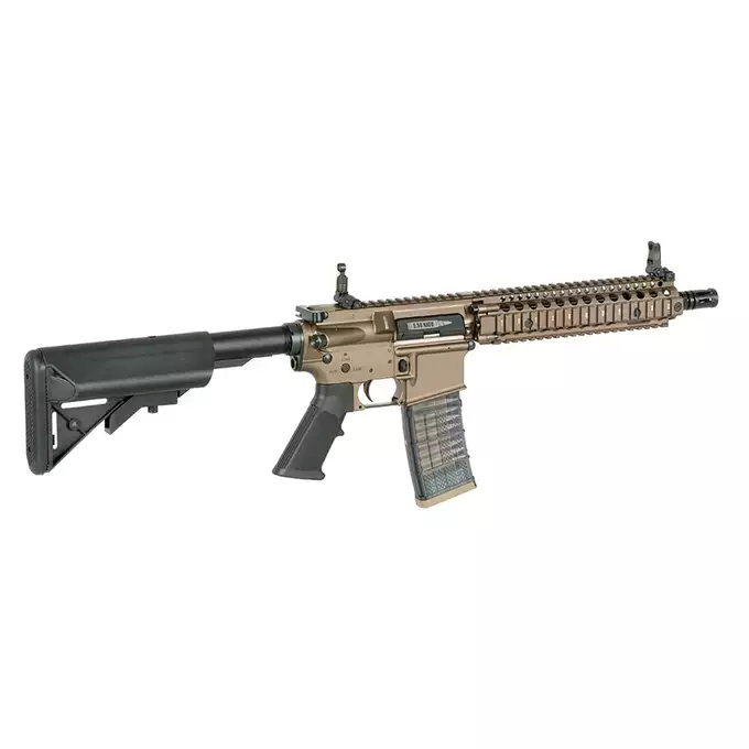 [Zestaw] Replika Gazowa Karabinka Daniel Defense DDMK18 - Dark Flat [EMG] + Standard Performance Green Gas 500ml [Nimrod]