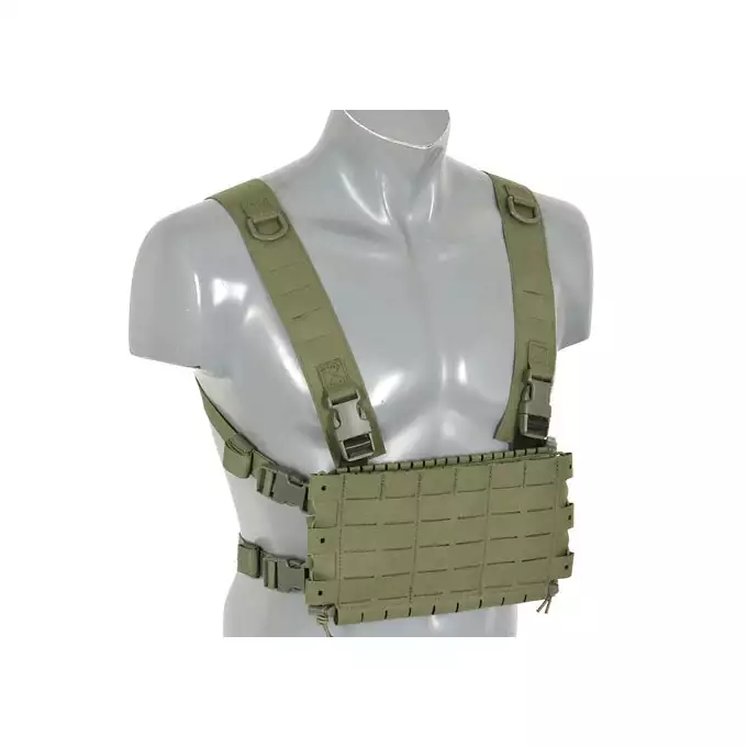 Chest Rig COMPACT - Buckle-up, MOLLE Laser Cut - Olive [8FIELDS]