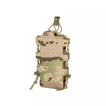 Laser Cut Adjustable Radio / Bottle Pouch with Shockcord - Multicamo [8FIELDS]
