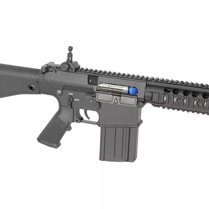 [Zestaw] Replika Airsoftowa EC-901 Edycja Advanced (ulepszony gearbox) - Black [E&amp;C] + Teleskopowy dwójnóg na szynę R.I.S. [WELL]
