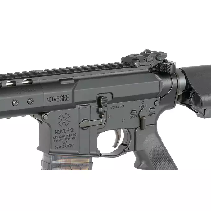 [Zestaw] Replika gazowa karabinka Noveske 10.5" Gen III Shorty 300BLK - Black [EMG] + Standard Performance Green Gas 500ml [Nimrod]