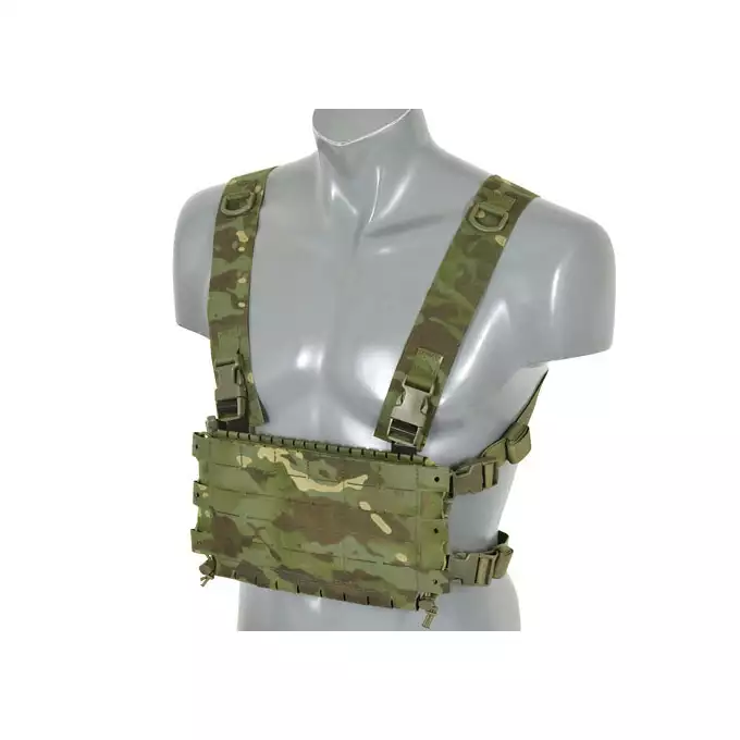 Chest Rig COMPACT - Buckle-up, MOLLE Laser Cut - Multicamo Tropic [8FIELDS]
