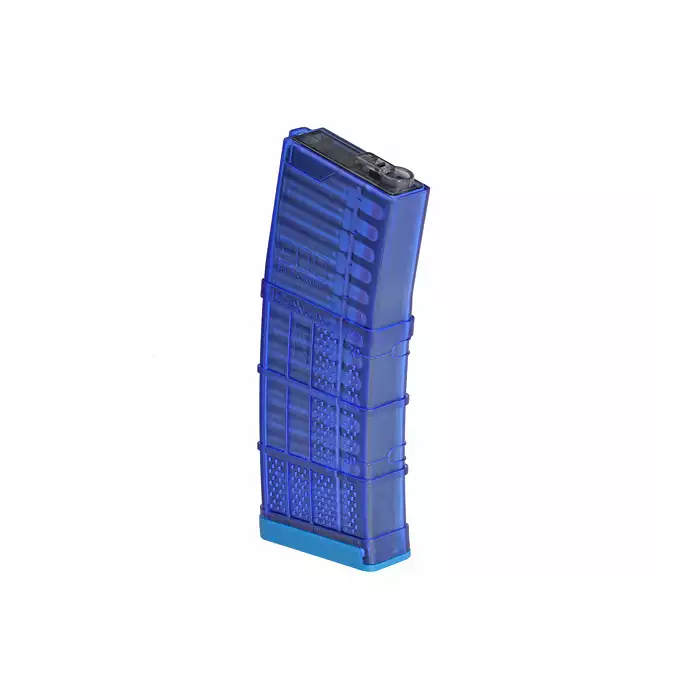 [Zestaw] Magazynek mid-cap Lancer System L5 300Blk Niebieski-180-kulek [CYMA]