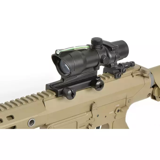 [Zestaw] CM.105 Daniel Defense M4A1 Eshooter ETU - Black [EMG] + Celownik kolimatorowy z światłowodem - Black [T-Eagle]