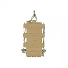 Laser Cut Adjustable Radio / Bottle Pouch with Shockcord - Tan [8FIELDS]
