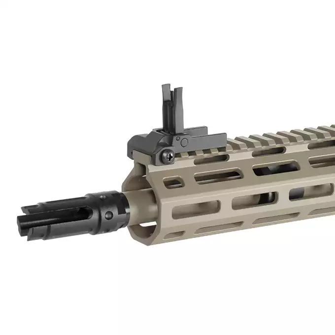 [Zestaw] Replika Airsoftowa EC-903 Edycja Advanced (ulepszony gearbox, programowalny ETU) - Dark Earth [E&amp;C] + Magazynek Mid-Cap Lancer L7AWM 7.62 na 180 kulek do AR-10/SR-25 [EMG]