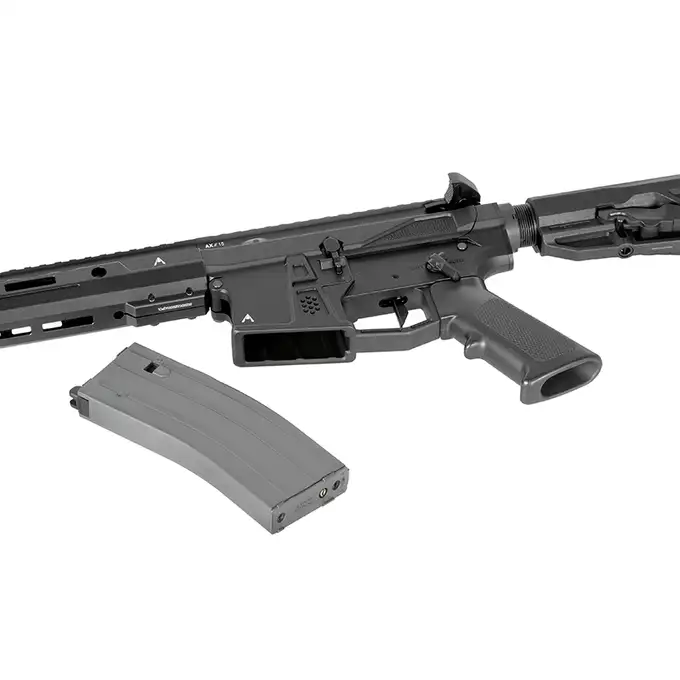 [Zestaw] Replika karabinka Aeroknox AX//15 MWS GBBR - Black [DE] + Magazynek na Green Gaz do Karabinków Noveske N4 MWS - Black [DE]