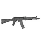 [Zestaw] Replika Karabinka AK-105 Sports Line ETU [S&amp;T] + Stalowy Mid-Cap na 140 kulek do AK74 - Black [BattleAxe]
