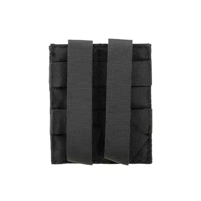 [Zestaw] Kamizelka taktyczna Goliath XL- Black [8FIELDS] + Elastyczna podwójna ładownica na magazynki pistoletowe - Czarny