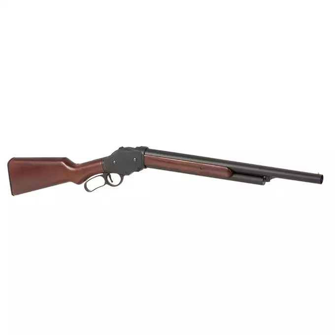 [Zestaw] Replika Strzelby M1887 Lever Action Long - Real Wood [S&amp;T] + Zestaw 5 Naboi na 3 Kulek do Strzelby M1887 Green Gaz [S&amp;T]