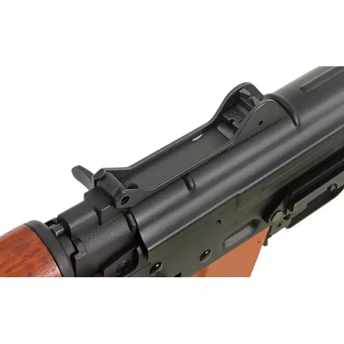 [Zestaw] CM.045A [CYMA] + Stalowy Mid-Cap na 140 kulek do AK74 - Black [BattleAxe]