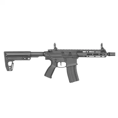 [Zestaw] Karabinek ASG M904E Falcon 3.0 ETU - Black [Double Eagle] + Magazynek Mid-Cap na 210 kulek do AR15/M4/M16 -  Black [DE]