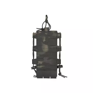 Laser Cut Adjustable Radio / Bottle Pouch with Shockcord - Multicamo Black [8FIELDS]