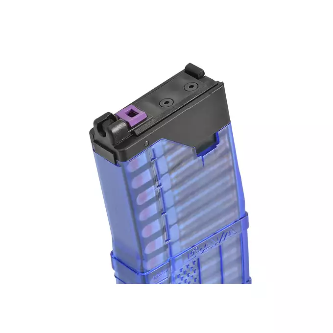 [Zestaw] Magazynek Lancer L5 5.56 GBB MWS CGS - Niebieski [EMG]