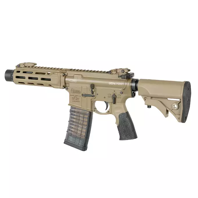 [Zestaw] Replika gazowa karabinka Daniel Defense DDM4PDW - Tan [EMG] + Standard Performance Green Gas 500ml [Nimrod]