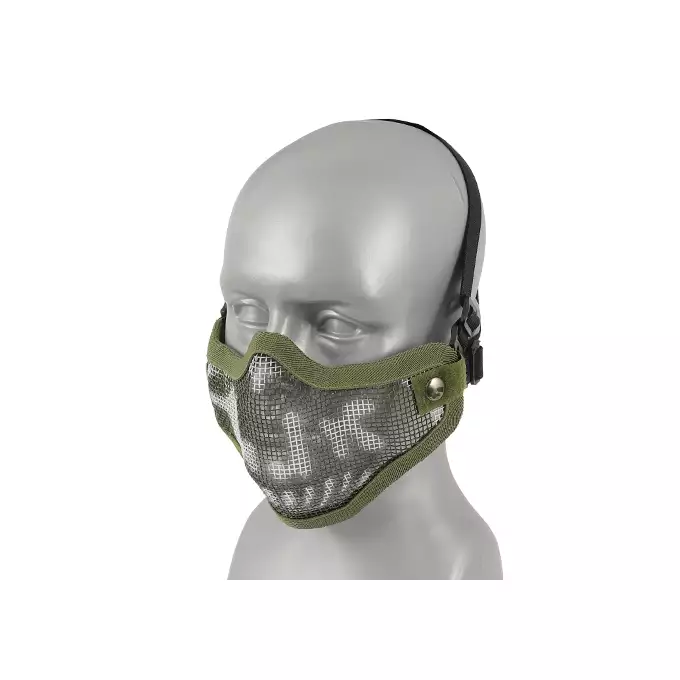 Steel Skull Mesh Mask - Olive [8FIELDS]