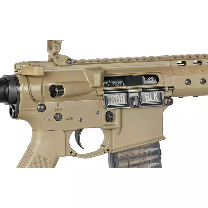 [Zestaw] Replika gazowa karabinka Noveske 10.5" Gen III Shorty 300BLK - Tan [EMG] + Standard Performance Green Gas 500ml [Nimrod]