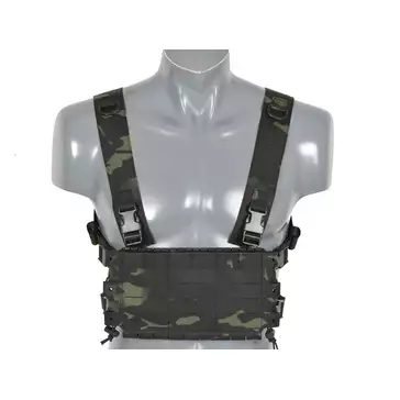 Chest Rig COMPACT - Buckle-up, MOLLE Laser Cut - Multicamo Black [8FIELDS]