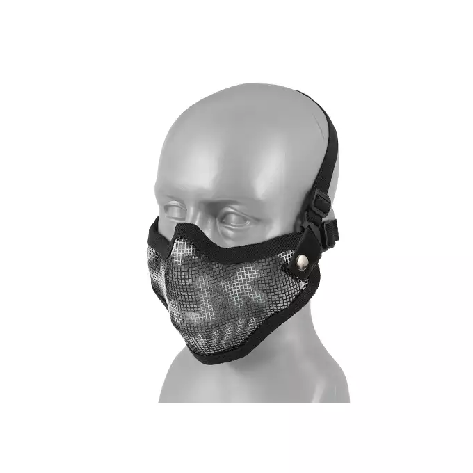 Steel Skull Mesh Mask - Black [8FIELDS]
