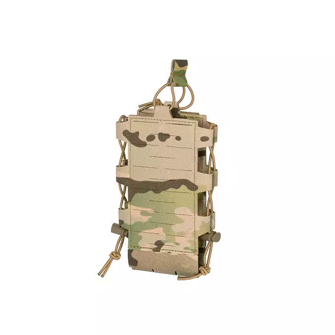 Laser Cut Adjustable Radio / Bottle Pouch with Shockcord - Multicamo [8FIELDS]
