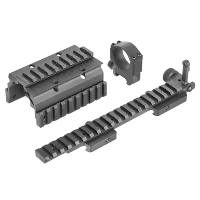 Replica Style NADS Mount 30mm Scope Ring Assembly (7.62 Version) - Black [CGS]