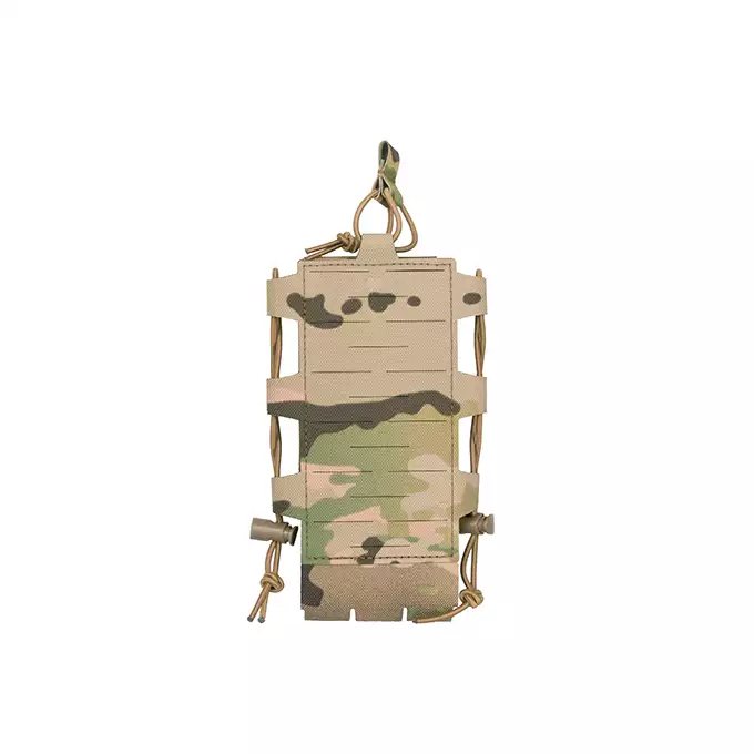 Laser Cut Adjustable Radio / Bottle Pouch with Shockcord - Multicamo [8FIELDS]