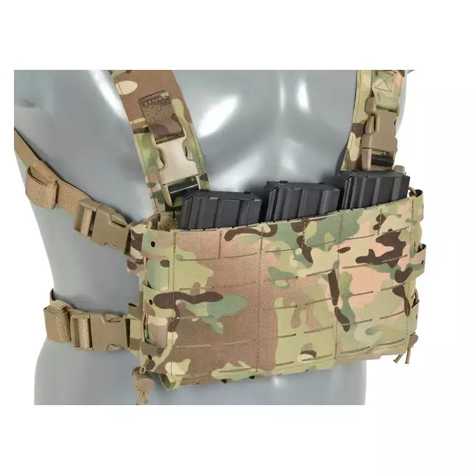 Chest Rig COMPACT MOLLE Laser Cut - Multicamo [8FIELDS]