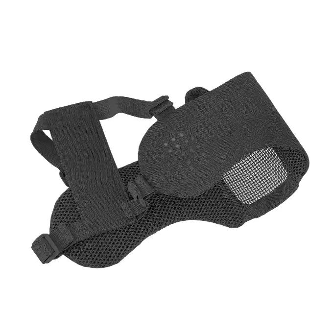 Low-Profile Protective Mask with Cheek and Ear Protection type A - Black [8FIELDS]