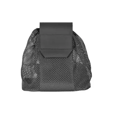Laser Cut Foldable Mesh Dump Pouch - Black [8FIELDS]