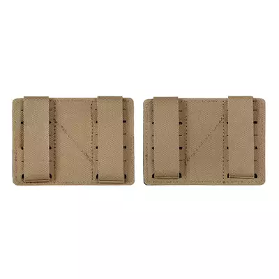 45 Degrees MOLLE Converter Left &amp; Right Sides, 2pcs as a set - TAN [8FIELDS]