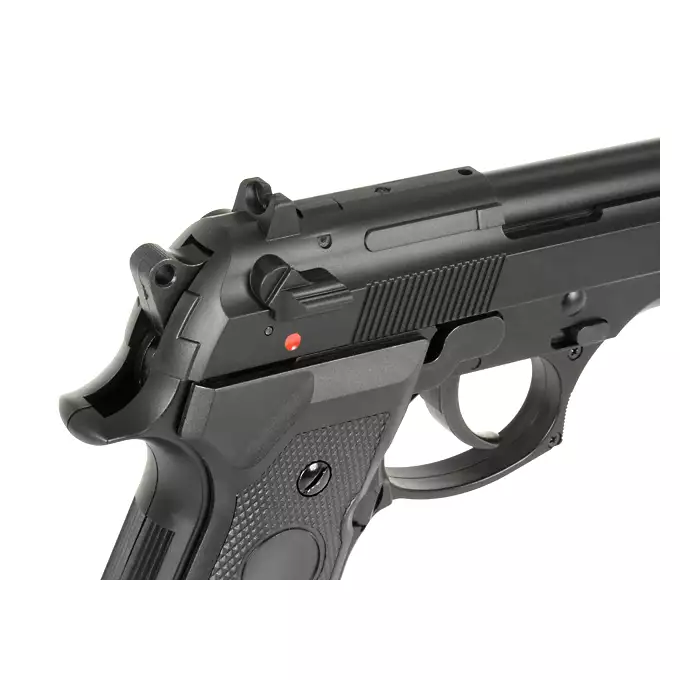 [Zestaw] ST92F Non-Blowback Airsoft Gas Pistol - Black [STTi] + Light Performance Blue Gas [Nimrod]