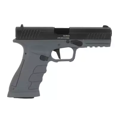 [Zestaw] XTP Xtreme Training Pistol - Grey [APS] + Latarka pistoletowa LED Meteor 200LM - Black [Vector Optics]