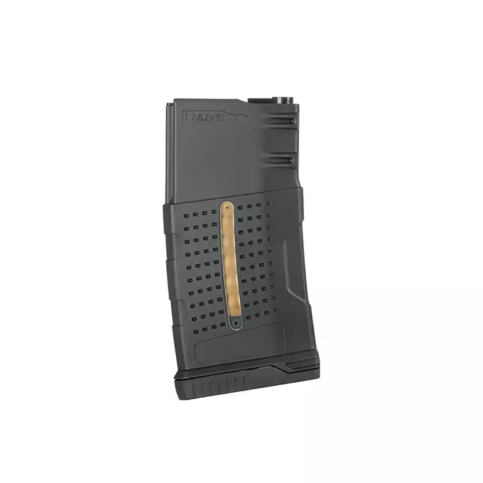 [Zestaw] Polimerowy magazynek Mid-Cap na 220 kulek do AR-10/SR25 - Black