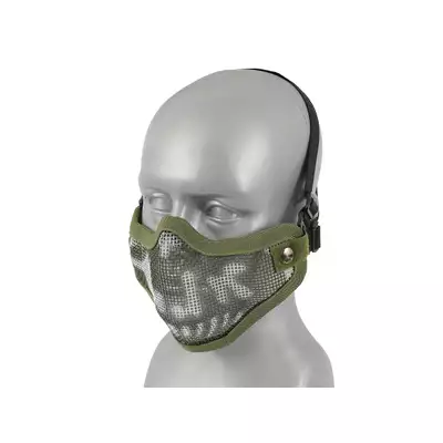 Steel Skull Mesh Mask - Olive [8FIELDS]
