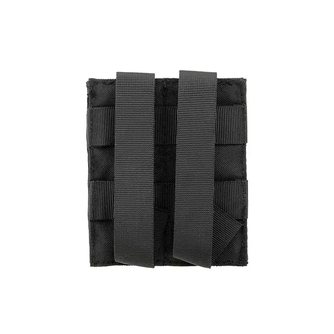 [Zestaw] Kamizelka taktyczna Goliath XL- Black [8FIELDS] + Elastyczna podwójna ładownica na magazynki pistoletowe - Czarny