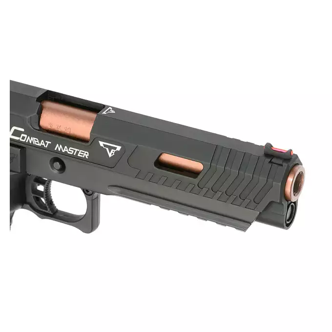 [Zestaw] R601 JW3 TTI Combat Master - Black [JAG Arms] + Standard Performance Green Gas 500ml [Nimrod]