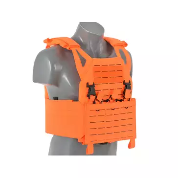 Jump Plate Carrier Buckle Up Laser cut z Atrapami Płyt Balistycznych - Orange [8FIELDS]