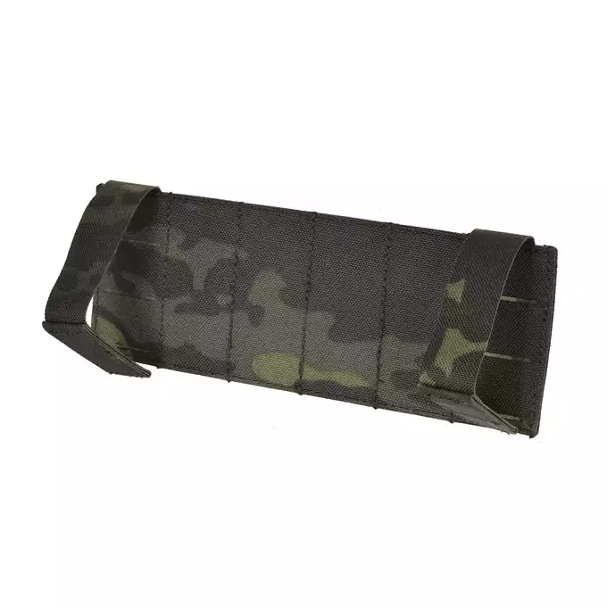 MOLLE Panel 6x3 for chest rig harness LASER CUT - Multicamo Black [8FIELDS]
