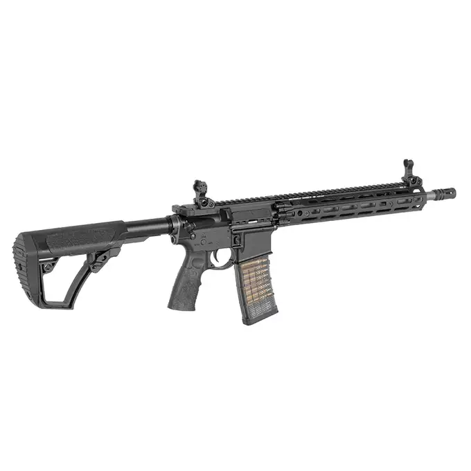 [Zestaw] Replika gazowa karabinka Daniel Defense DDM4 MK18 RIII 12.5 Lightning Serie - Black [EMG] + Kolimator Frenzy Plus 1x31x26 Red Dot [Vector Optics]