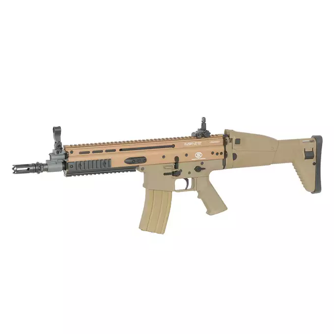 Replika FN SCAR-L z 25RPS, ESHOOTER ETU, GEN-2 - Tan [Cybergun]