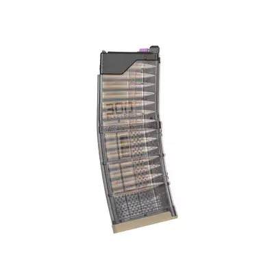 [Zestaw] Magazynek LANCER L5 300blk AWN Green Gaz do karabinków gazowych CGS, MWS - FDE [EMG]